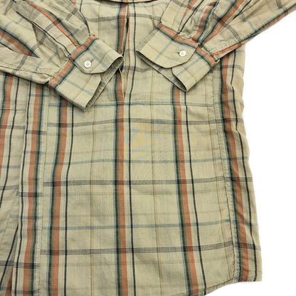 90s VALENTINO Long Sleeve Checkered Shirts 42 [ 10763 ]