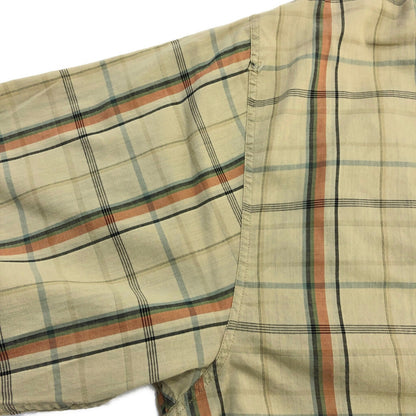 90s VALENTINO Long Sleeve Checkered Shirts 42 [ 10763 ]