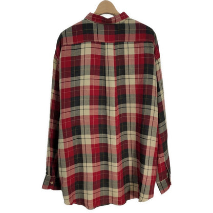 00s ARMANI EXCHANGE Rayon Checkered Long Sleeve Shirts XL [ 10769 ]
