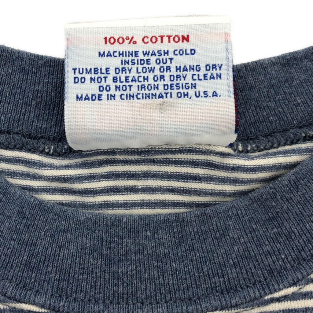 00s Border T-Shirt M [ 10792 ]