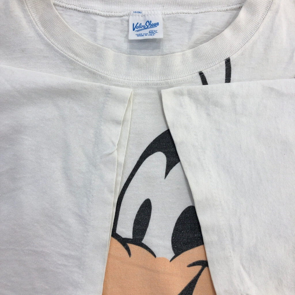 90s Velva Sheen Character T-Shirts M [ 10799 ]