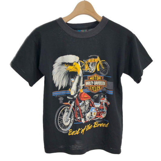 90s HARLEY-DAVIDSON T-Shirt Youth 14/16 [ 10846 ]