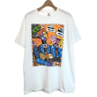 90s Jazz T-Shirt L [ 10883 ]