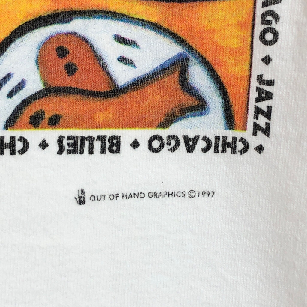 90s Jazz T-Shirt L [ 10883 ]