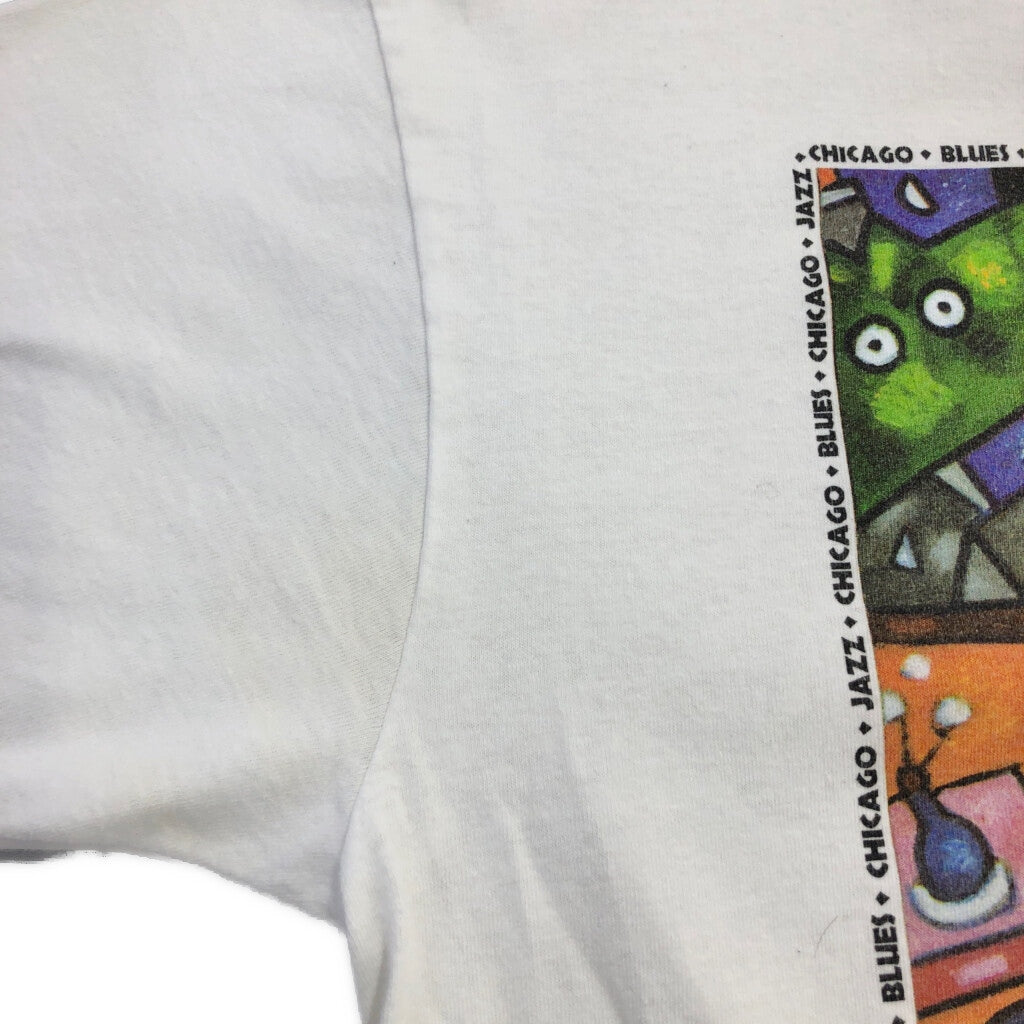 90s Jazz T-Shirt L [ 10883 ]