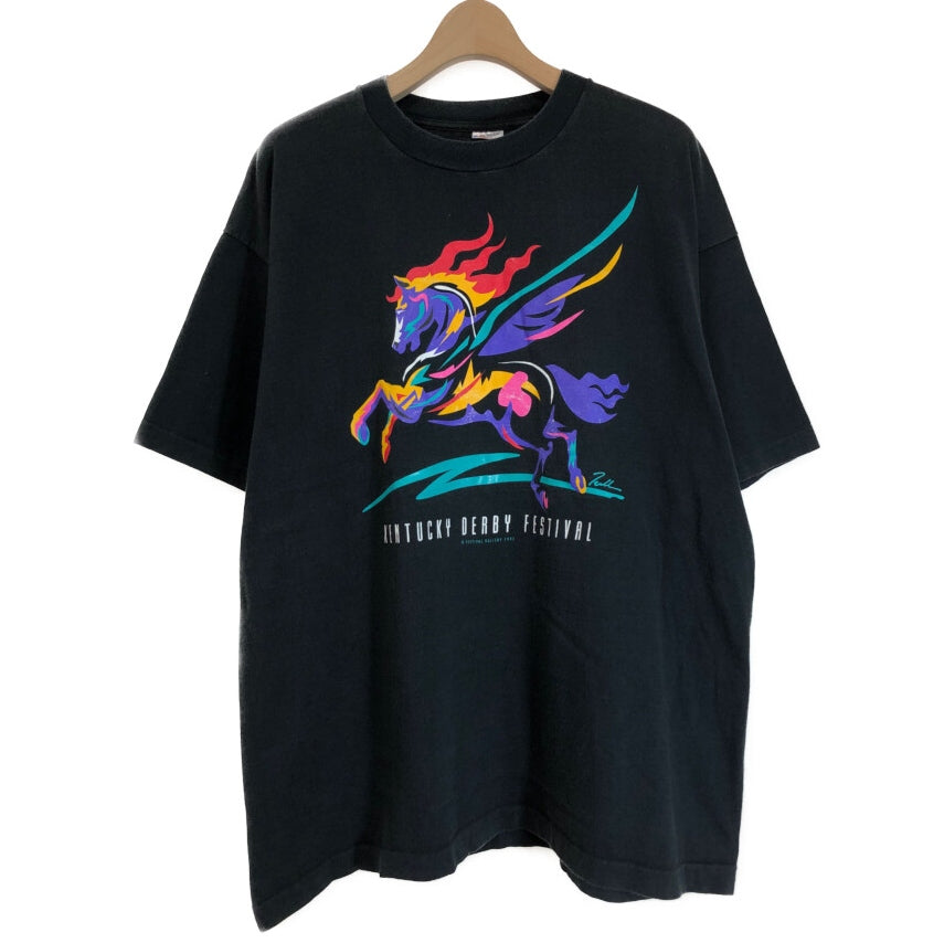 90s Print T-Shirt XXL [ 10885 ]
