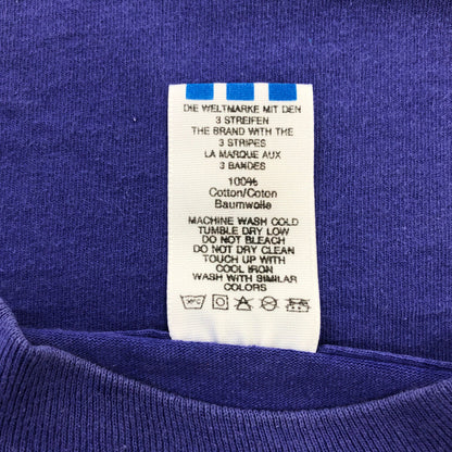 90s ADIDAS Print T-Shirt L [ 10886 ]