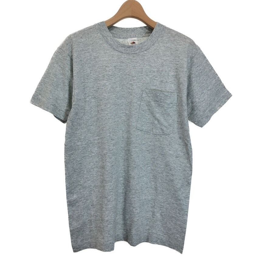 80s FRUIT OF THE LOOM Pocket T-Shirt  [ 10890 ]