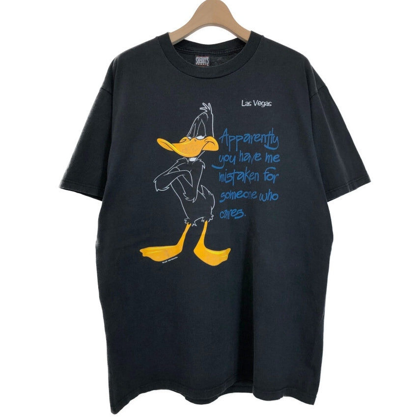90s Daffy Duck T-Shirt X-LARGE [ 10891 ]