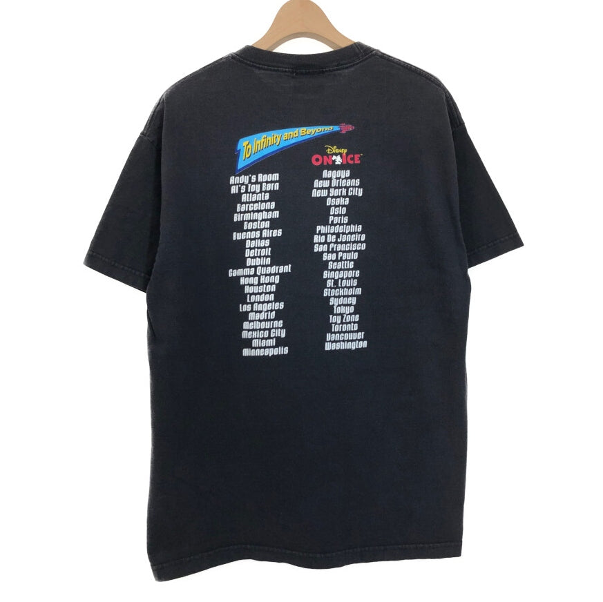 90s Disney ON ICE Buzz Lightyear T-Shirt LARGE [ 10892 ]