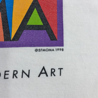 90s VINTAGE Art T-Shirt L [ 10905 ]
