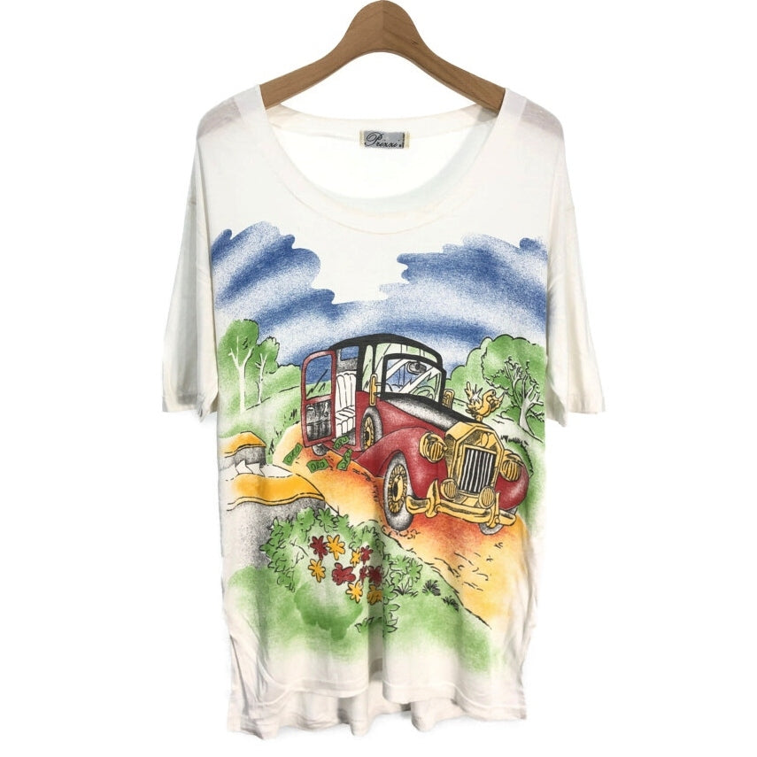 90s Pnihhi Art T-Shirt S [ 10920 ]
